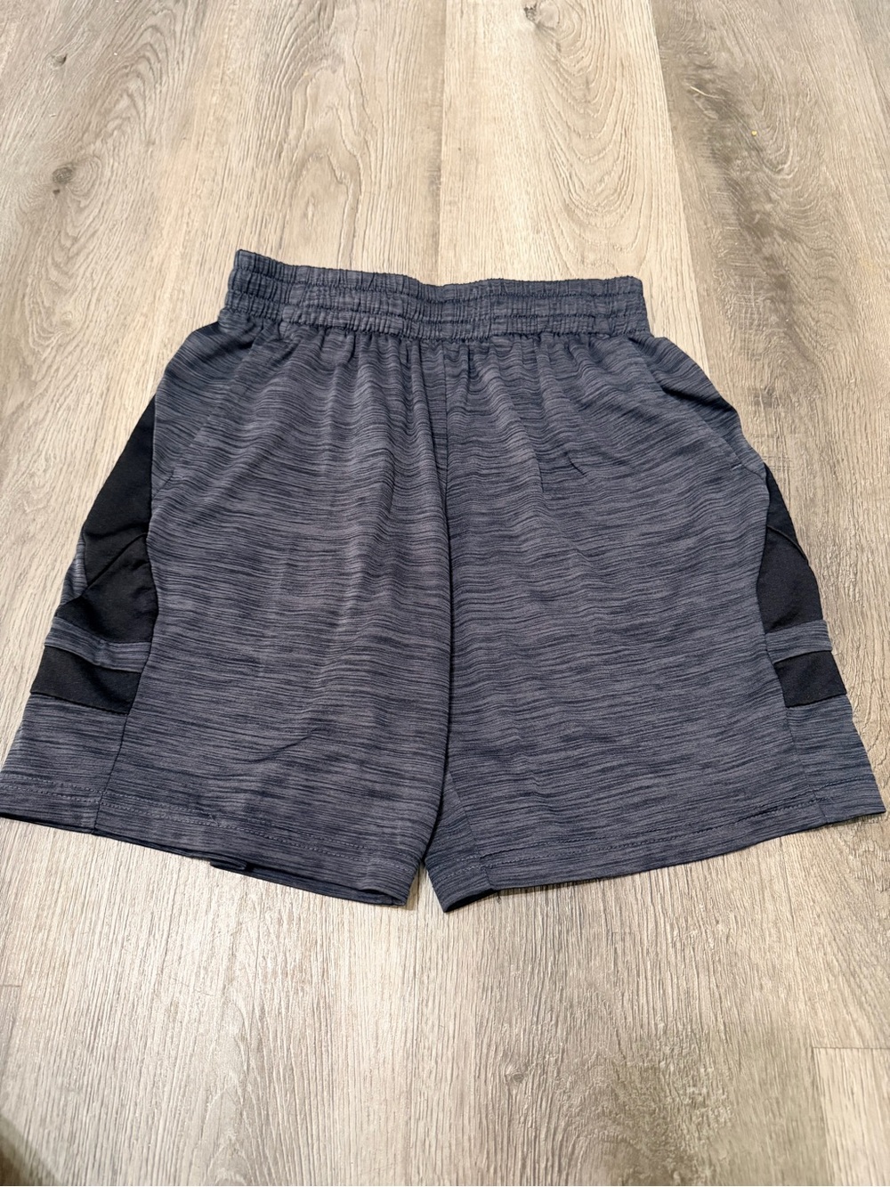tek gear Heathered Gray Shorts with Black Side Panels